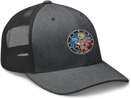 Doge/Moon NASA Logo Trucker Cap