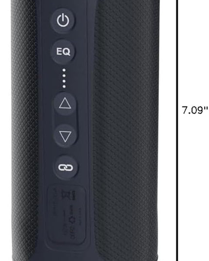 Ortizan Bluetooth Speakers, Portable Wireless Stereo Speaker - IPX7 Waterproof, 30W RMS(40W Peak) Loud Sound, Deep Bass, LED Light, Bluetooth 5.3, for Home/Shower/Outdoor/Beach, Gifts for Adult, Navy