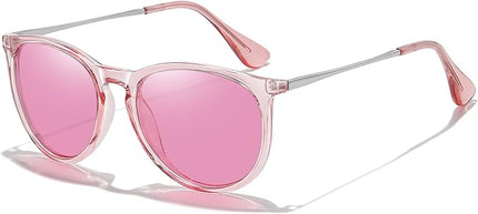 CHBP Polarized Sunglasses for Women Men - Trendy 2025 Vintage Classic Retro Round Mirrored Lens Designer Style