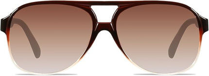 YDAOWKN Retro Aviator Sunglasses for Women Mens Large Frame Classic Vintage 70s Sun Glasses Aviators