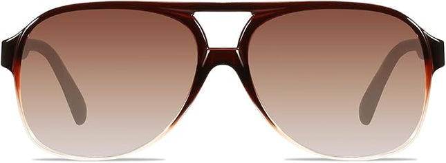 YDAOWKN Retro Aviator Sunglasses for Women Mens Large Frame Classic Vintage 70s Sun Glasses Aviators