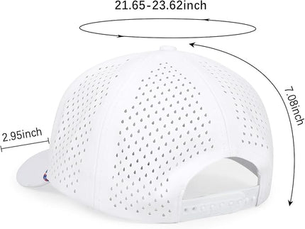 Quick Dry Baseball Cap Snapback Hats Mesh Trucker Hat for Men Women Water-Resistant Outdoor Golf Hat Ball Cap