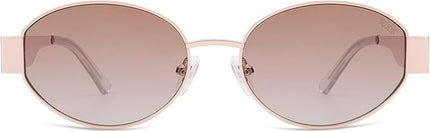 SOJOS Retro Oval Sunglasses for Women Trendy Classic Shades UV400 Protection SJ1256