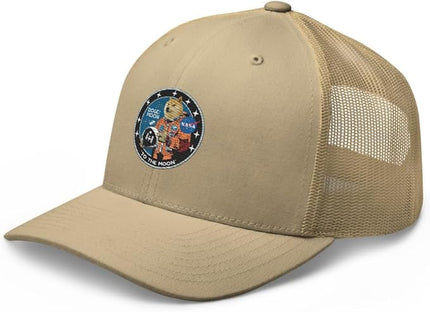 Doge/Moon NASA Logo Trucker Cap