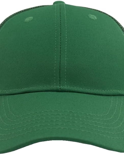 TSSGBL Classic Mesh Trucker Hat, Small & OSFM & XXL Options, Men Women Basic Adjustable Snapback Plain Blank Baseball Cap