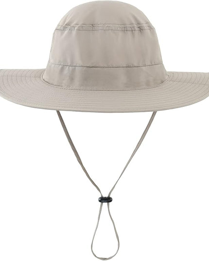 Home Prefer UPF50 Mens Sun Hat with Neck Flap Quick Dry UV Protection Cap Womens Wide Brim Fishing Hat Neck Flap Beach Garden