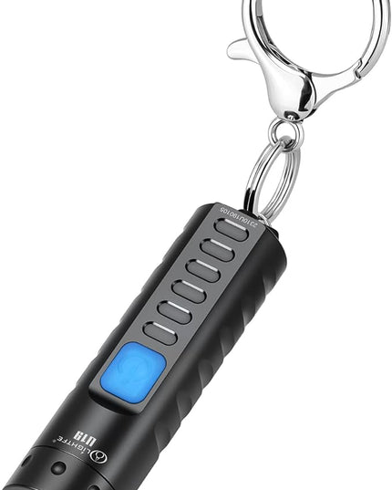 LIGHTFE U19 Super Bright Mini Keychain Flashlight | 150 Lumens | USB-C Fast Charging | Aviation Aluminum | Waterproof and Drop-Resistant | Must-Have for Emergency EDC