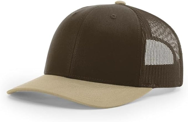 Richardson 112 Classic Six-Panel Adjustable Snapback Trucker Cap | Bulk Packs Available