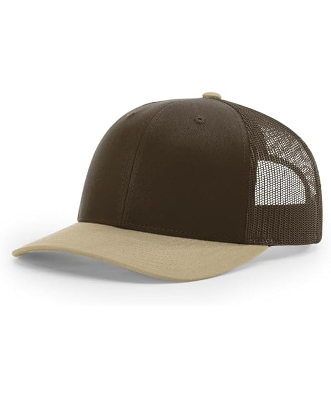 Richardson 112 Classic Six-Panel Adjustable Snapback Trucker Cap | Bulk Packs Available