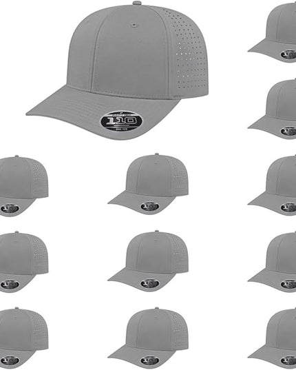 Cap America i8533 Flexfit 110 Perforated Performance Snapback Mid Profile 6-Panel Cap w/UV Guard & Adjustable Snapback