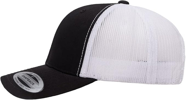 Mrlahat 6606 Yupoong Classics Retro Trucker Cap with Black Bandana