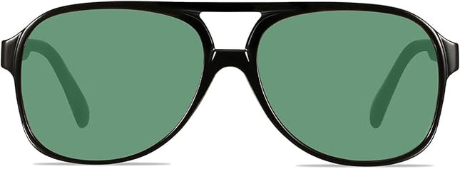 YDAOWKN Retro Aviator Sunglasses for Women Mens Large Frame Classic Vintage 70s Sun Glasses Aviators