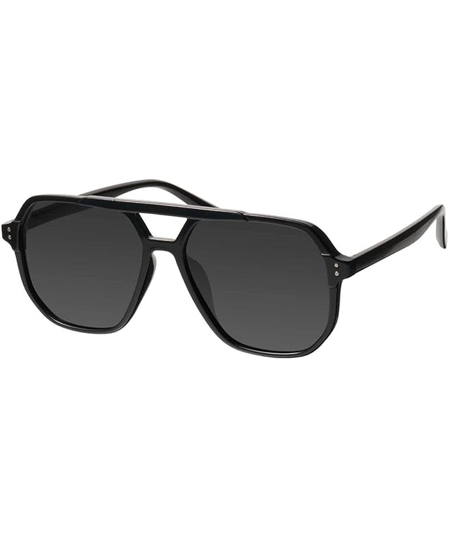 mosanana Oversized Aviator Sunglasses for Women and Men with Polarized Lens MS52243