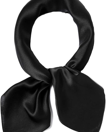 ANDANTINO 100% Mulberry Silk Scarf -21” Lightweight Square Neckerchief – Breathable Digital Printed Scarves with Gift Packed