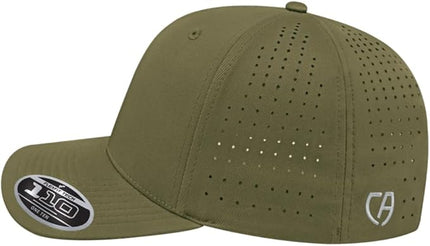 Cap America i8533 Flexfit 110 Perforated Performance Snapback Mid Profile 6-Panel Cap w/UV Guard & Adjustable Snapback