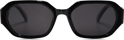 SOJOS Polarized Sunglasses For Women Retro Rectangle Womens Sun Glasses Trendy Narrow Square 90s Shades SJ2232