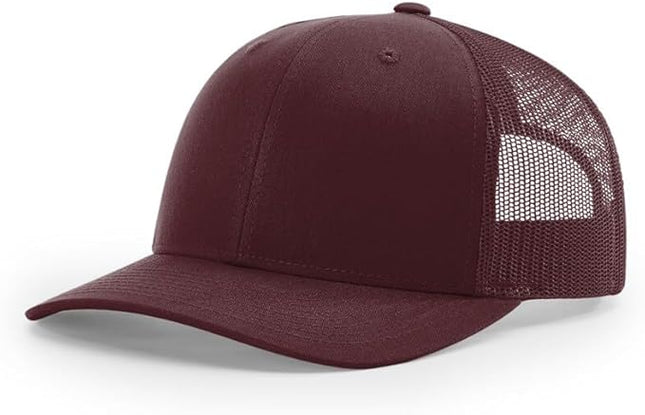 Richardson 112 Classic Six-Panel Adjustable Snapback Trucker Cap | Bulk Packs Available