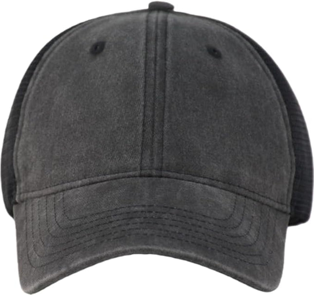 CYGTE Distressed Soft Trucker Hat | XL/XXL Available | Unstructured Vinatge Washed Snapback Baseball Cap for Men Women