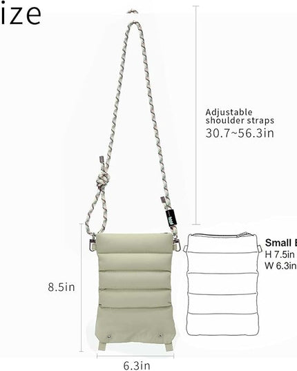 ACUARIO Crossbody Bag for Women, Tote Bag Purse for Work, Travel, Gym – Small Shoulder Bag, Stylish Women’s Tote Handbag