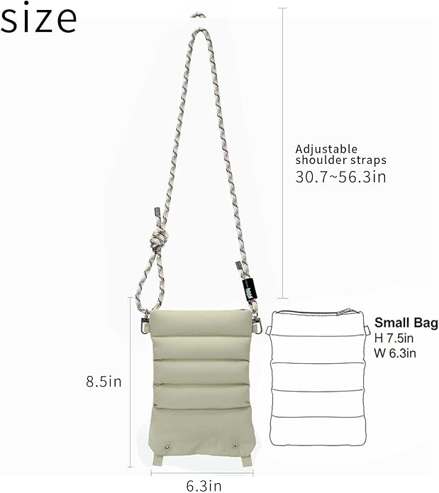 ACUARIO Crossbody Bag for Women, Tote Bag Purse for Work, Travel, Gym – Small Shoulder Bag, Stylish Women’s Tote Handbag