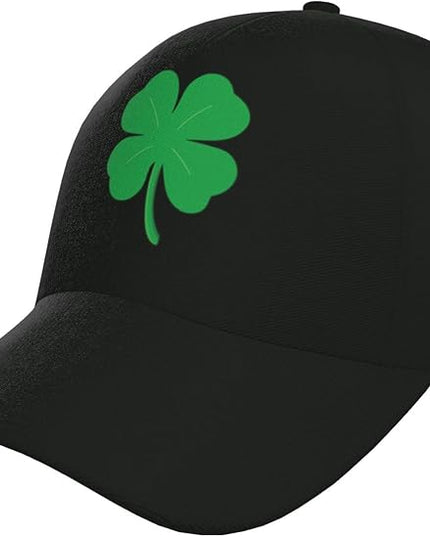 St. Patrick's Day Baseball Cap, Irish Green Clover Trucker Hat for Men Women, Fashion Adjustable Sun Visor Dad Hat