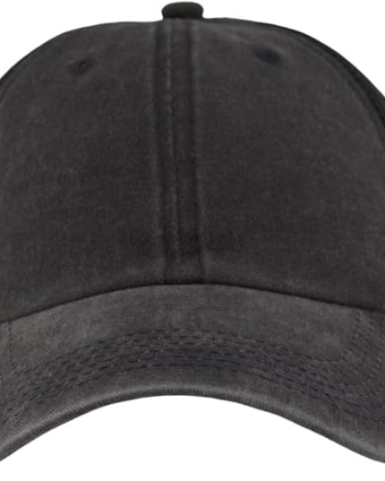 Vintage Washed Soft Crown Baseball Cap Plain Snapback Trucker Hat Men Women Adjustable Distressed Mesh-Back Ball Cap