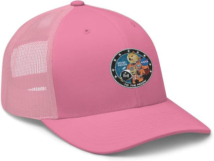 Doge/Moon NASA Logo Trucker Cap
