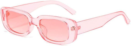 Dollger Rectangle Sunglasses for Women Men Trendy Retro Fashion Sunglasses UV 400 Protection Square Fram