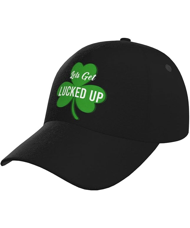 St. Patrick's Day Baseball Cap for Men Women Flower Print Sport Outdoor Travel Trucker Hat Sun Protection Dad Hats