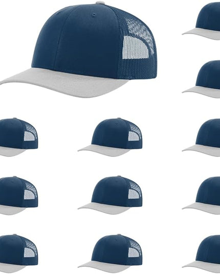 Richardson 112 Classic Six-Panel Adjustable Snapback Trucker Cap | Bulk Packs Available