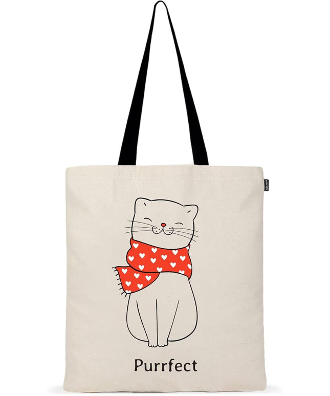 Eco Right Tote Bag for Women, Reusable Grocery Bag, Canvas Tote Bag for Shopping, Cotton Bag for Daily Use, Gifts for Women