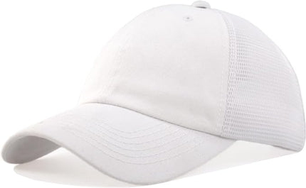 TSSGBL M, L, XL, XXL Snapback Trucker Hats Baseball Caps Adjustable Blank Mesh Back Ball Caps for Men Women