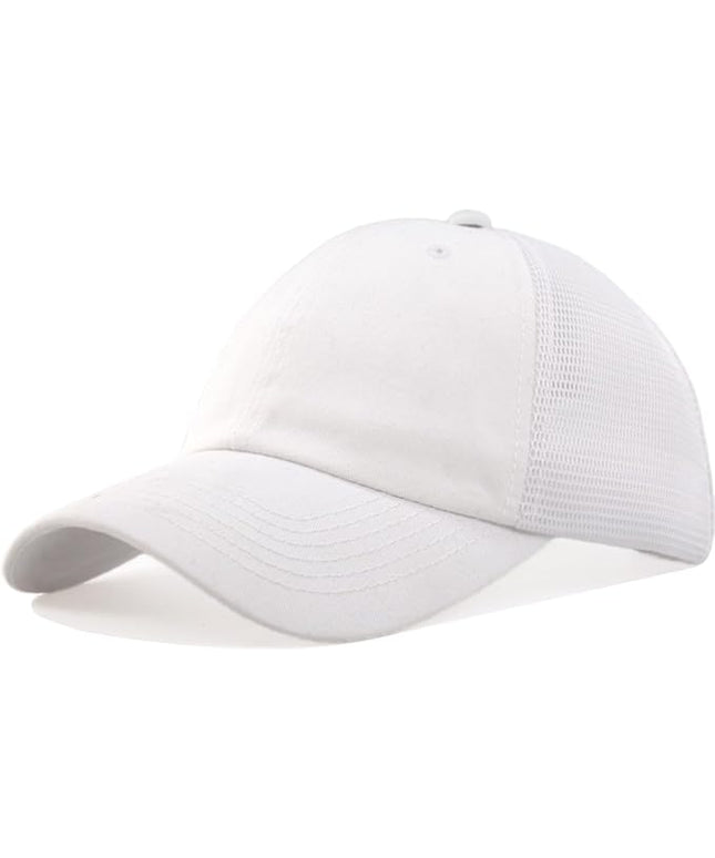 TSSGBL M, L, XL, XXL Snapback Trucker Hats Baseball Caps Adjustable Blank Mesh Back Ball Caps for Men Women