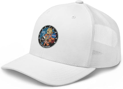 Doge/Moon NASA Logo Trucker Cap