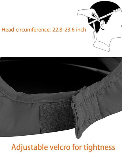 HINDAWI Sun Hats for Women Wide Brim UV Protection Sun Hat Summer Beach Packable Visor
