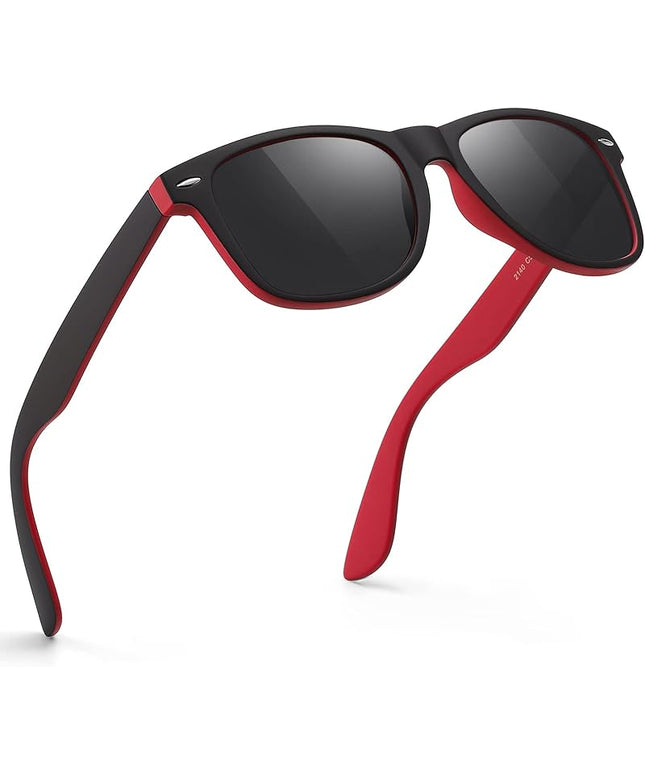 FEIDUSUN Sunglasses Men Polarized Sunglasses for Mens and Womens,Black Retro Sun Glasses Driving Fishing UV Protection
