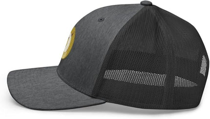 Dogecoin Crypto Embroidered Logo Trucker Cap