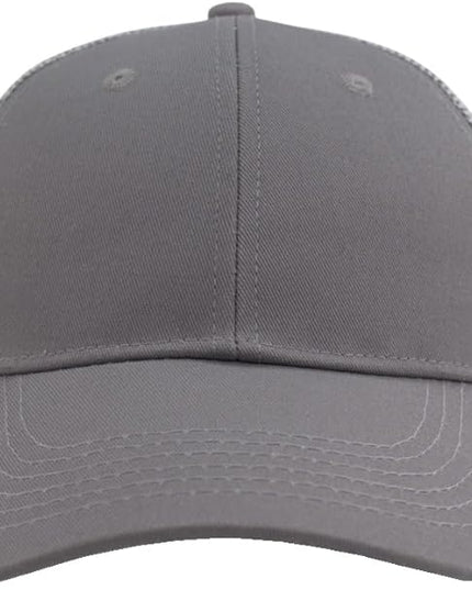 TSSGBL Classic Mesh Trucker Hat, Small & OSFM & XXL Options, Men Women Basic Adjustable Snapback Plain Blank Baseball Cap