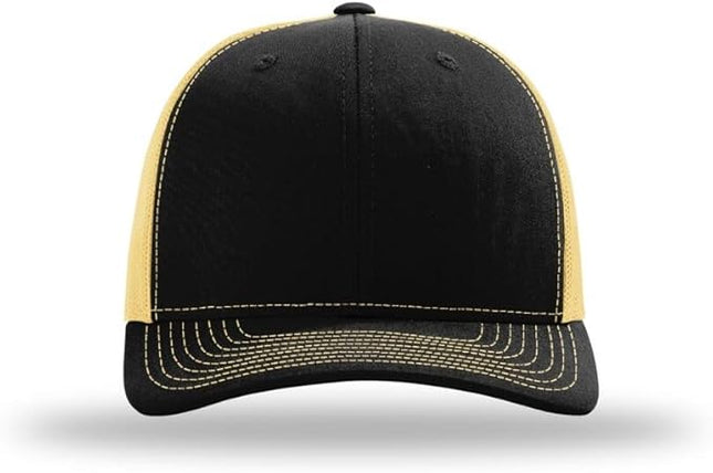 Richardson 112 Classic Six-Panel Adjustable Snapback Trucker Cap | Bulk Packs Available