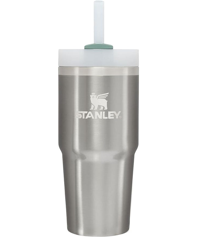 STANLEY Quencher H2.0 Tumbler with Straw 14 oz | Flowstate 3-Position Lid | Cup Holder Compatible for Travel | Insulated Stainless Steel Cup | BPA-Free | Stainless Steel Shale