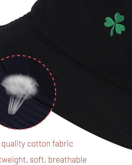 Cotton Bucket Hat for Women Men Summer Travel Sun Beach Bucket Cap, Unisex Outdoor Fisherman Hat