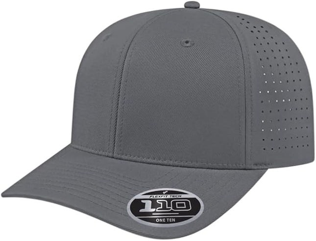 Cap America i8533 Flexfit 110 Perforated Performance Snapback Mid Profile 6-Panel Cap w/UV Guard & Adjustable Snapback