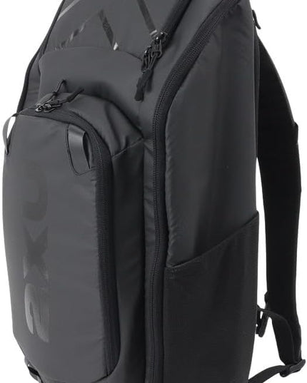 2XU Transition Backpack - Secure Storage Bag for Swim, Run, Bike Clothing - Black