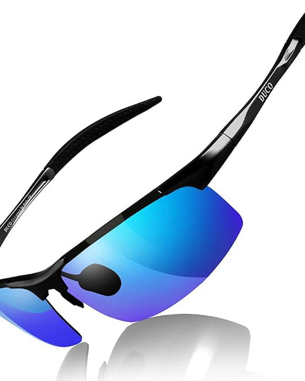 DUCO Mens Sports Polarized Sunglasses UV Protection Sunglasses for Men 8177s