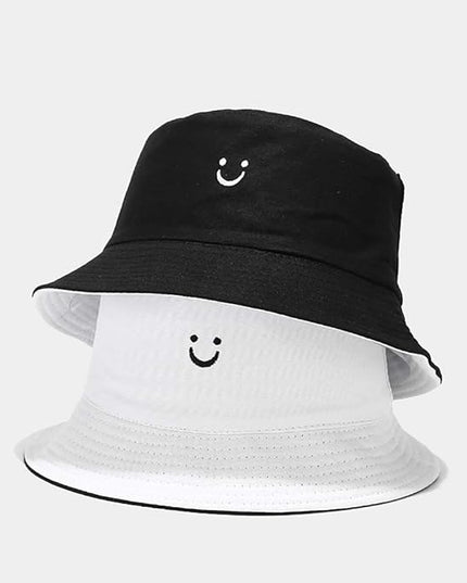 Malaxlx Unisex Bucket Hat Beach Sun Hat Aesthetic Fishing Hat for Men Women Teens, Reversible Double-Side-Wear
