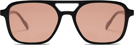 SOJOS Retro Aviator Sunglasses for Women Men,Trendy Rectangle Womens Mens Shades Sun Glasses SJ2202
