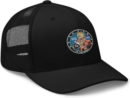 Doge/Moon NASA Logo Trucker Cap