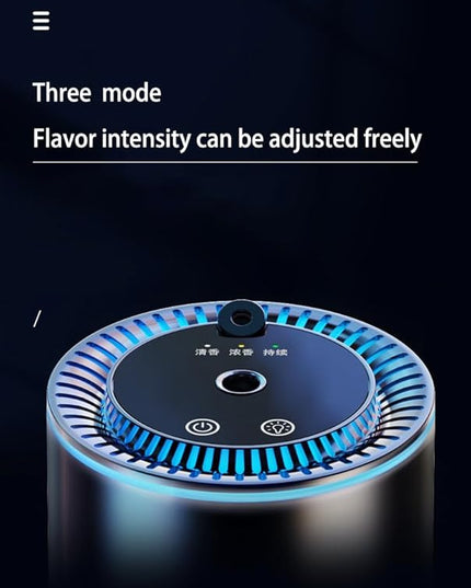 Smart car Aroma Diffuser car Essential Oil Diffuser, with Three Mist Settings and Seven LED Light Colors, Automatic on/Off, Starry Sky Projection