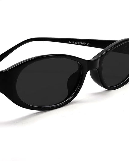 Retro Oval Sunglasses for Women 2026 90s Small Chic Cat Eye Sun Glasses Sunnies Lightweight Shades