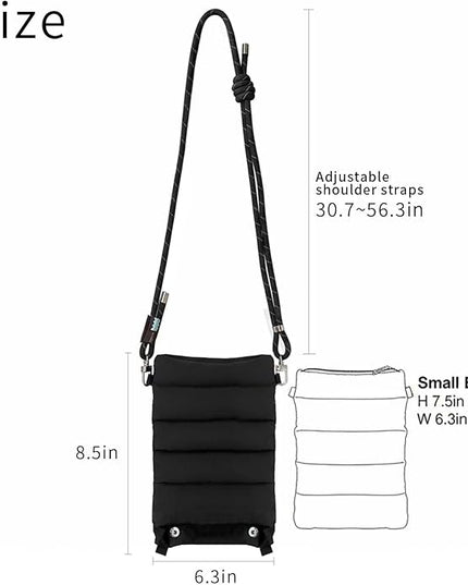 ACUARIO Crossbody Bag for Women, Tote Bag Purse for Work, Travel, Gym – Small Shoulder Bag, Stylish Women’s Tote Handbag